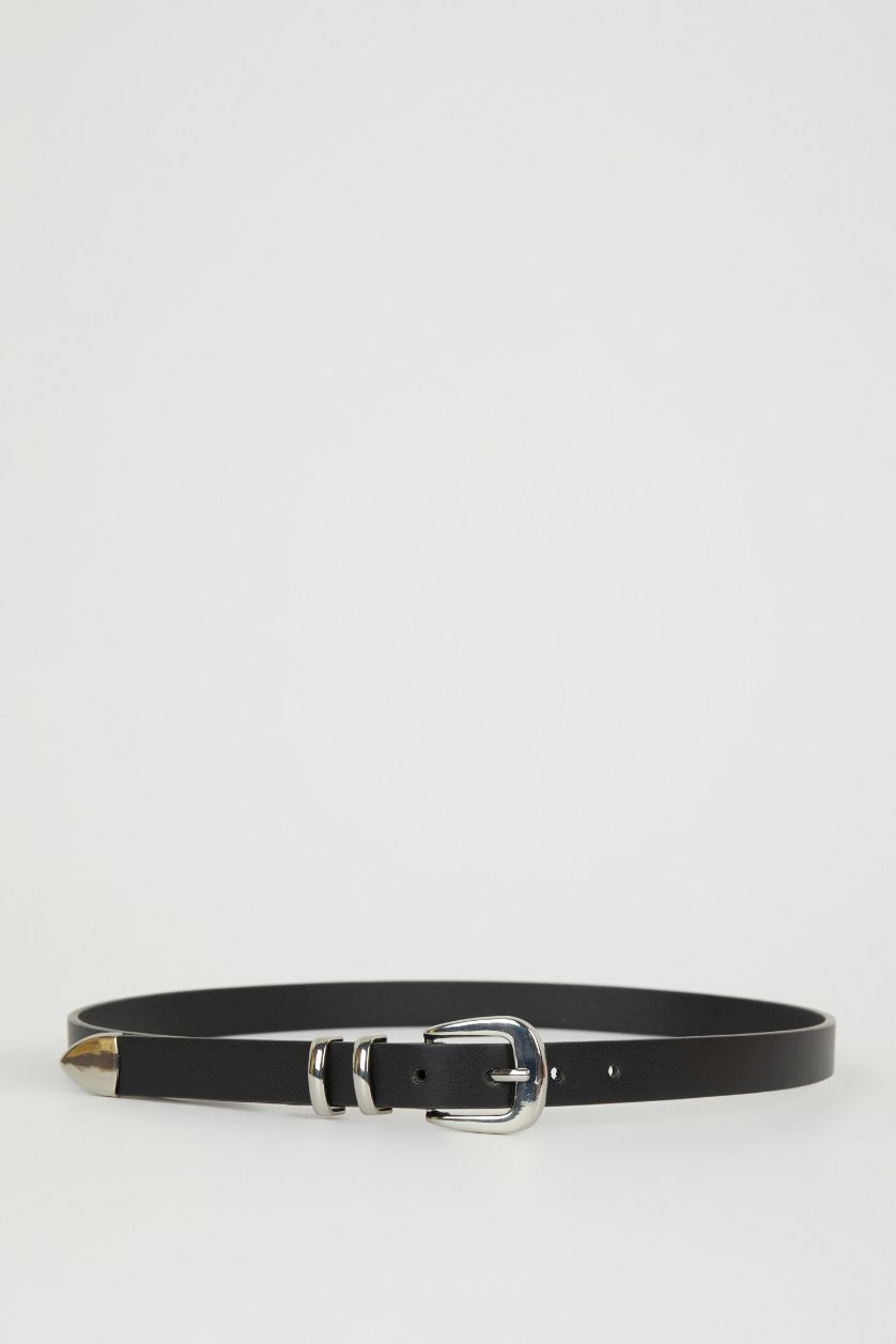 Женщины Разноцветный Ремень из искусственной кожи для женщин, 2 шт