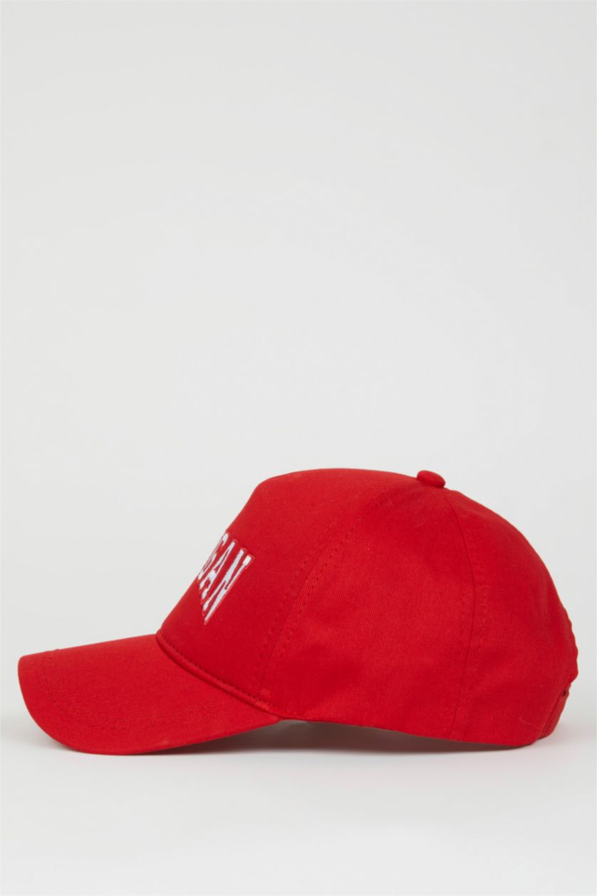 FEMME Rouge Casquette en coton pour Femme