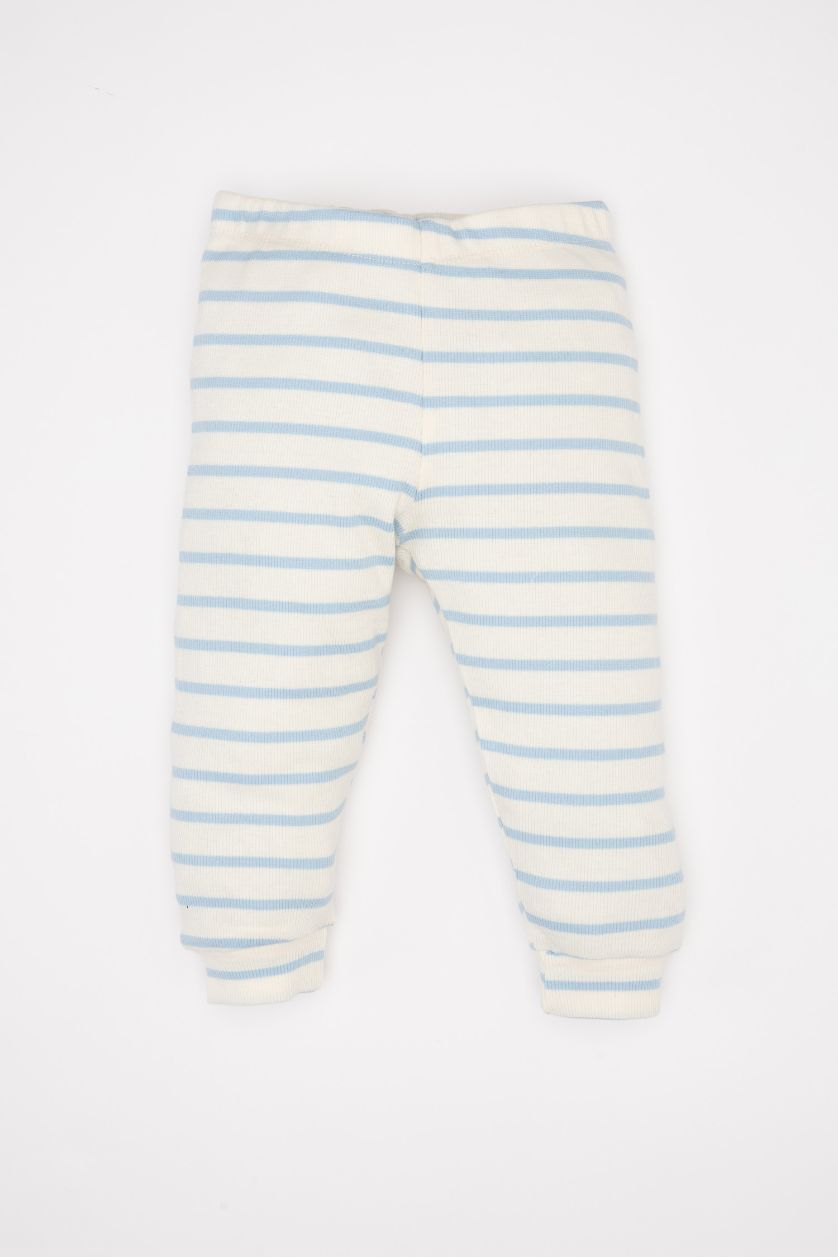 BABY BOY Blue Baby Boy Printed Corduroy 2 Piece Pajama Set