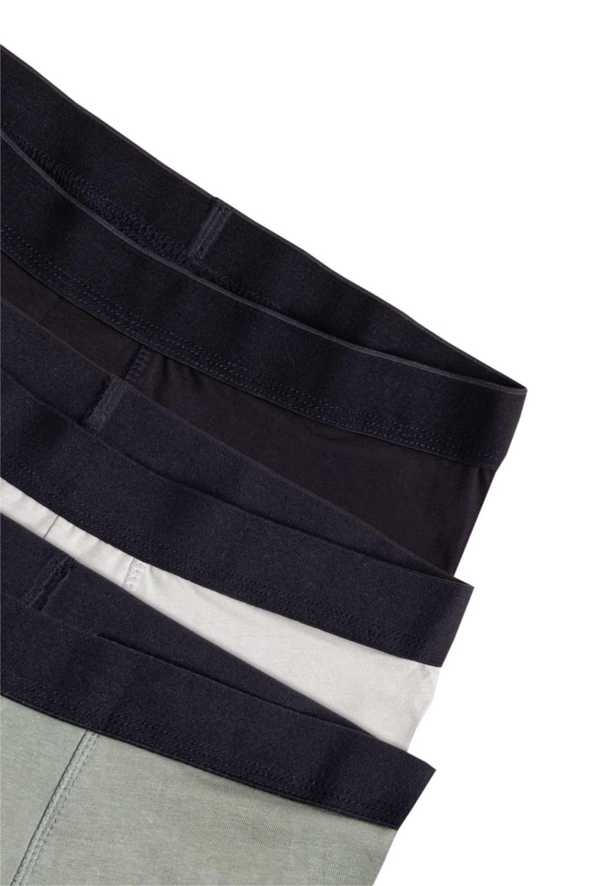 HOMME Noir Lot de 3 caleçons