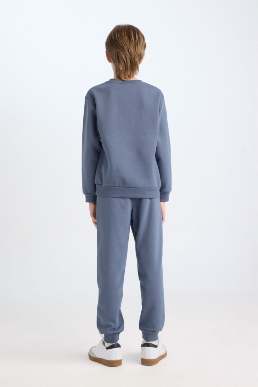 GARÇONS Gris Ensemble Sweat-shirt et Sweatpants imprimés pour Garçon