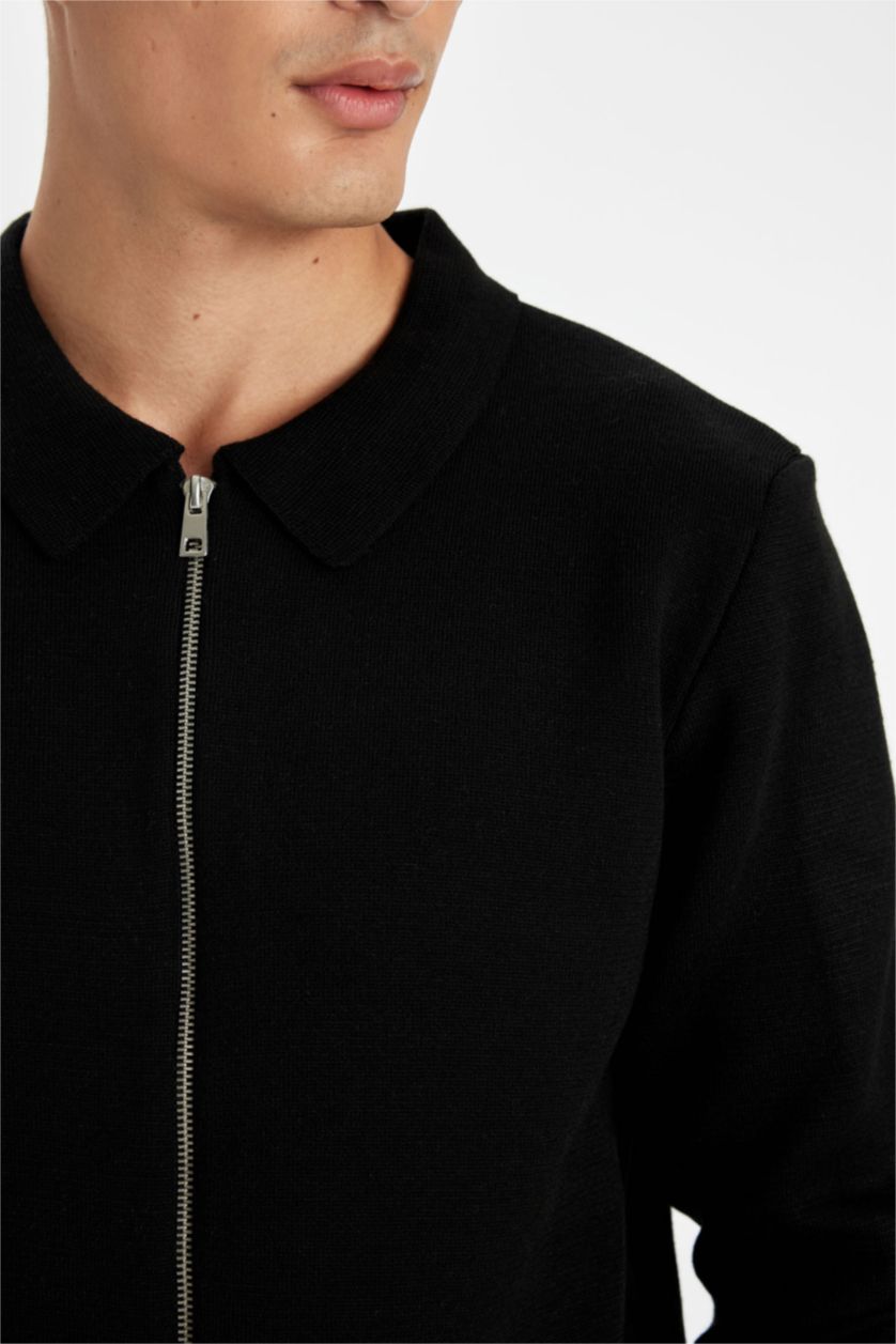 HOMME Noir Cardigan Tricot