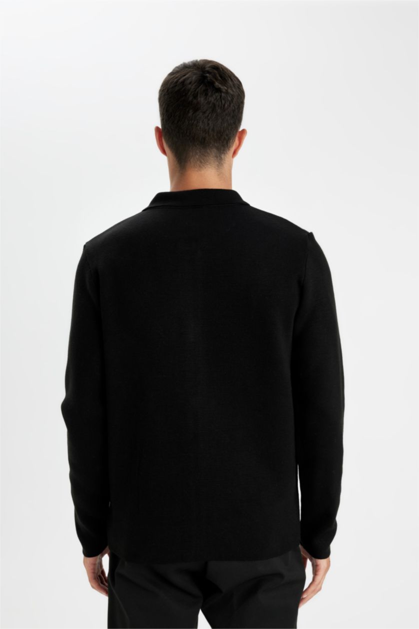 HOMME Noir Cardigan Tricot