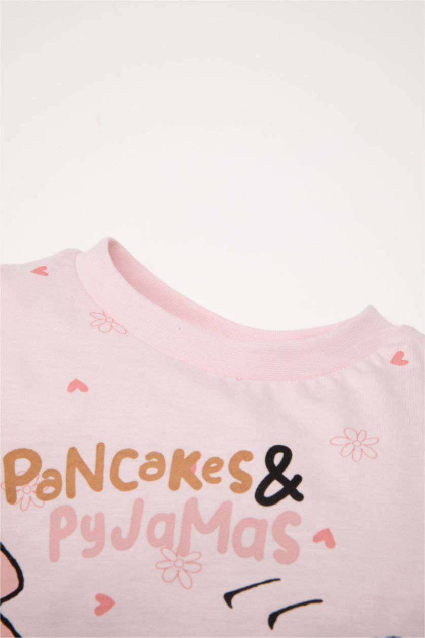 BÉBÉ FILLE Rose Clair Ensemble de pyjama Snoopy avec haut à manches longues et pantalon long pour Bébé fille