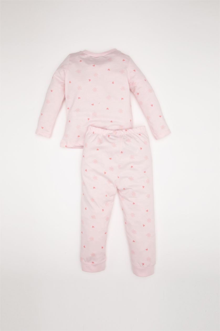 BÉBÉ FILLE Rose Clair Ensemble de pyjama Snoopy avec haut à manches longues et pantalon long pour Bébé fille