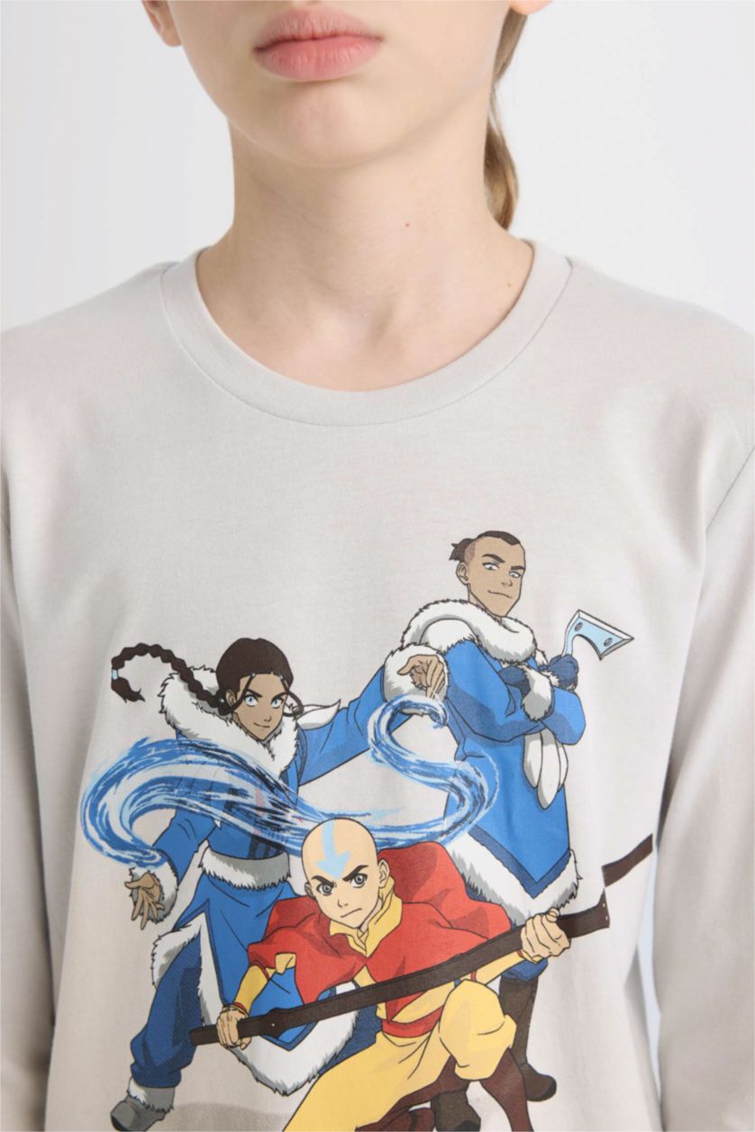 أولادي رمادي فاتح طقم بيجاما اولادي قصة عادية من افاتر ذا لاست ايربندر - قطعتين