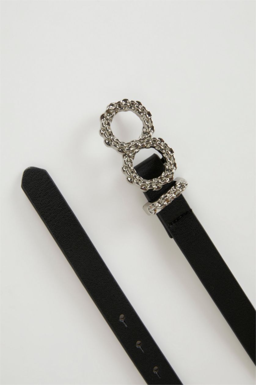 Әйелдерге қара Әйелдерге полиуретан Кездейсоқ белбеу