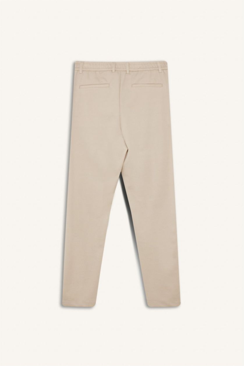 Мужчины Бежевый Базовые брюки джоггеры