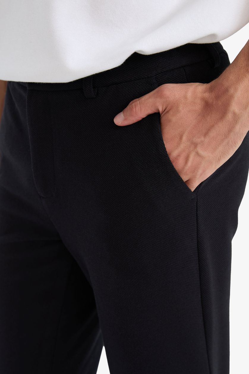 Erkek Lacivert Tailored Fıt Pantolon