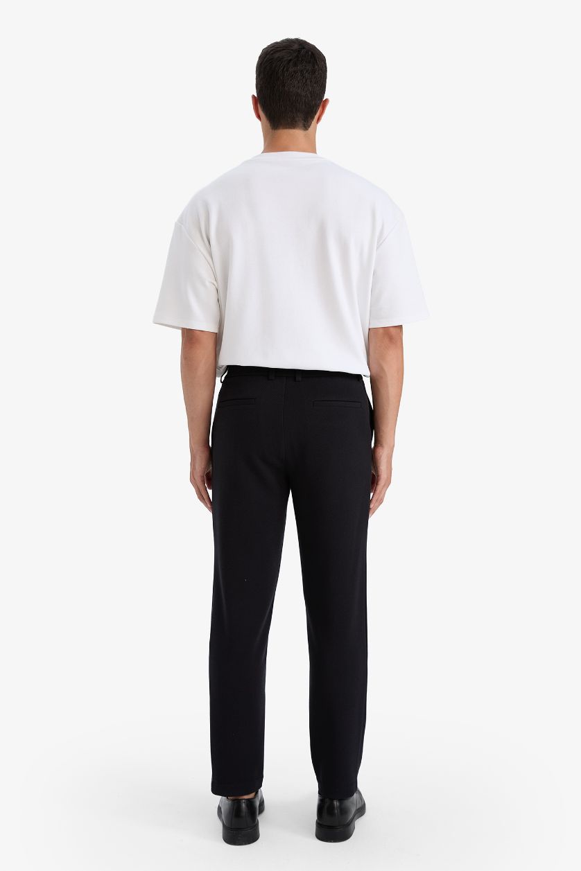 Erkek Lacivert Tailored Fıt Pantolon