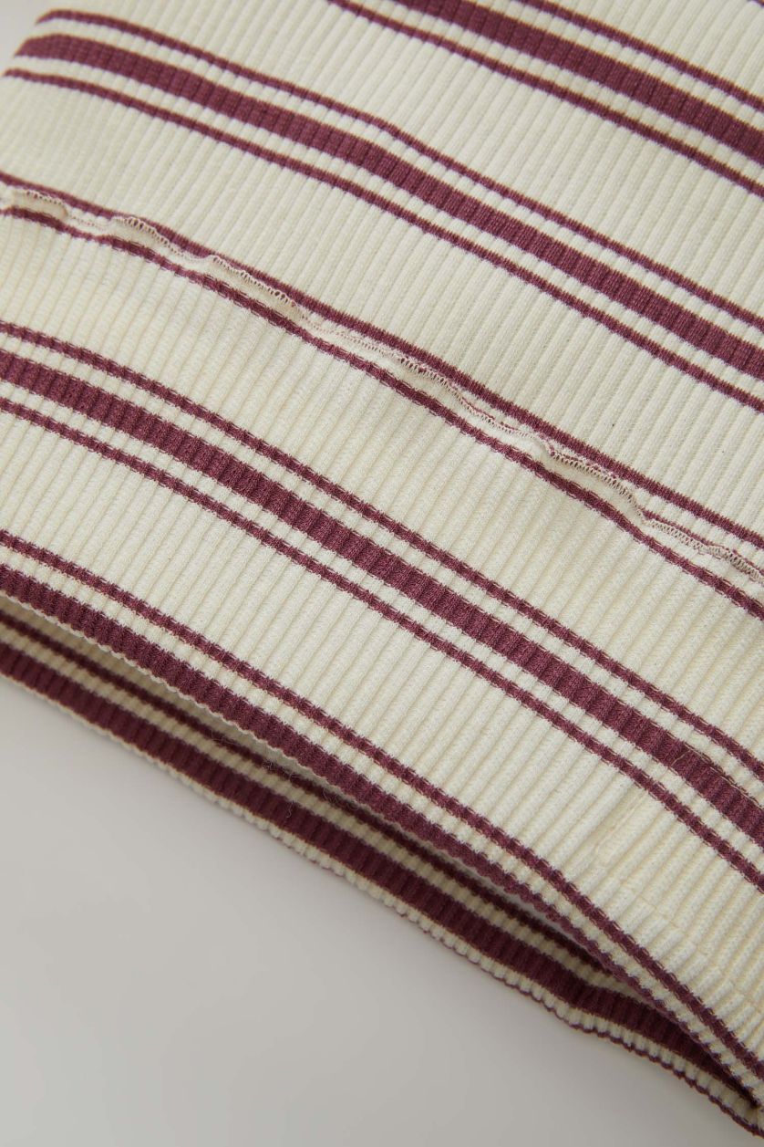 Малыши девочки Фиолетовый Комплект из 2-х вещей в полоску для малышей девочек