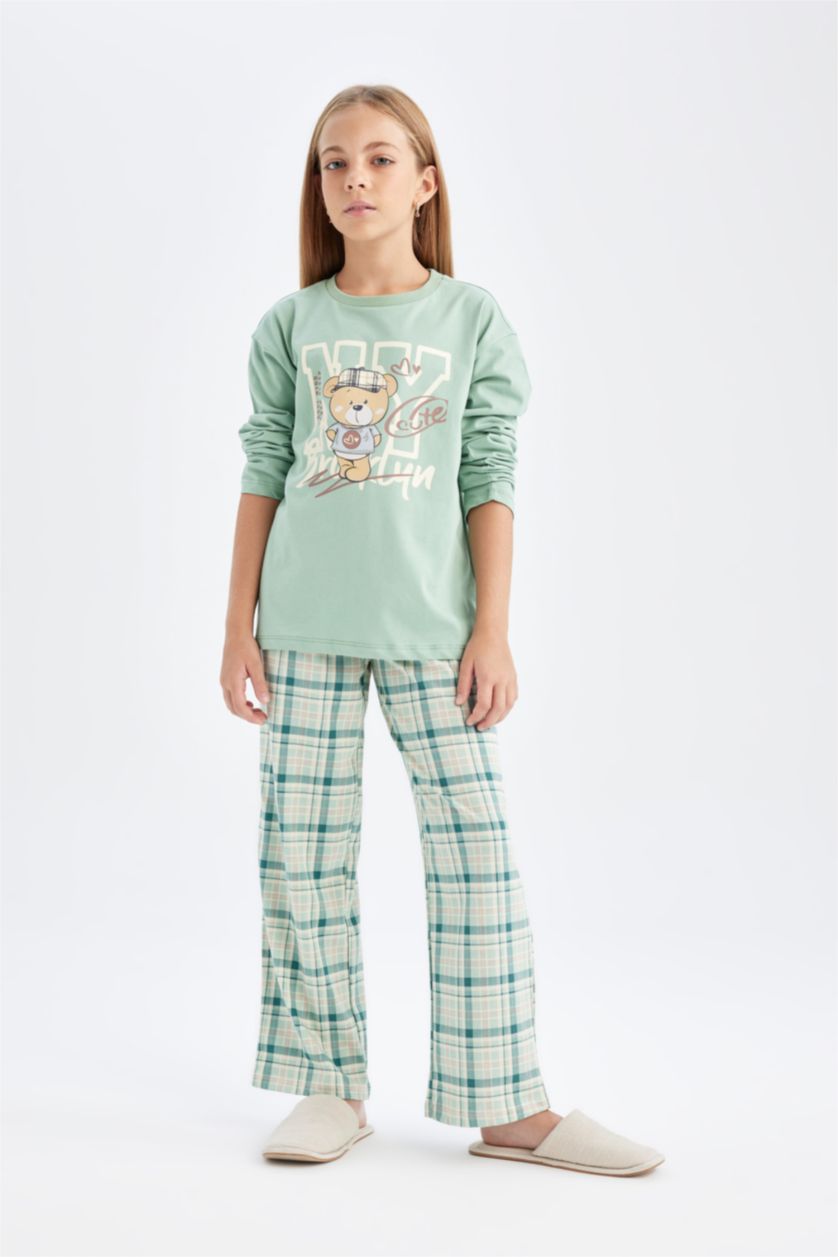 FILLES Vert Clair Pyjama imprimé pour Fille