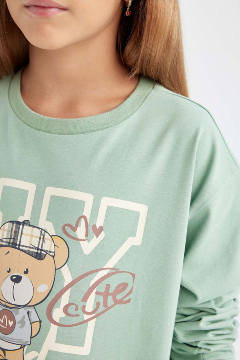 FILLES Vert Clair Pyjama imprimé pour Fille