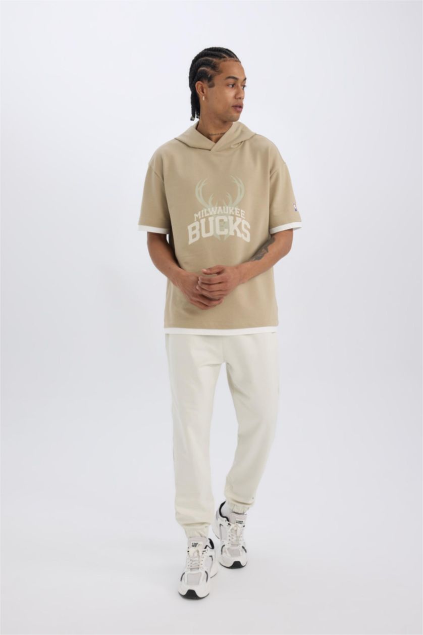 Erkek Taş Sporcu Jogger Eşofman Altı Standart Fit Basic Düz Cepli Beli Paçası Lastikli