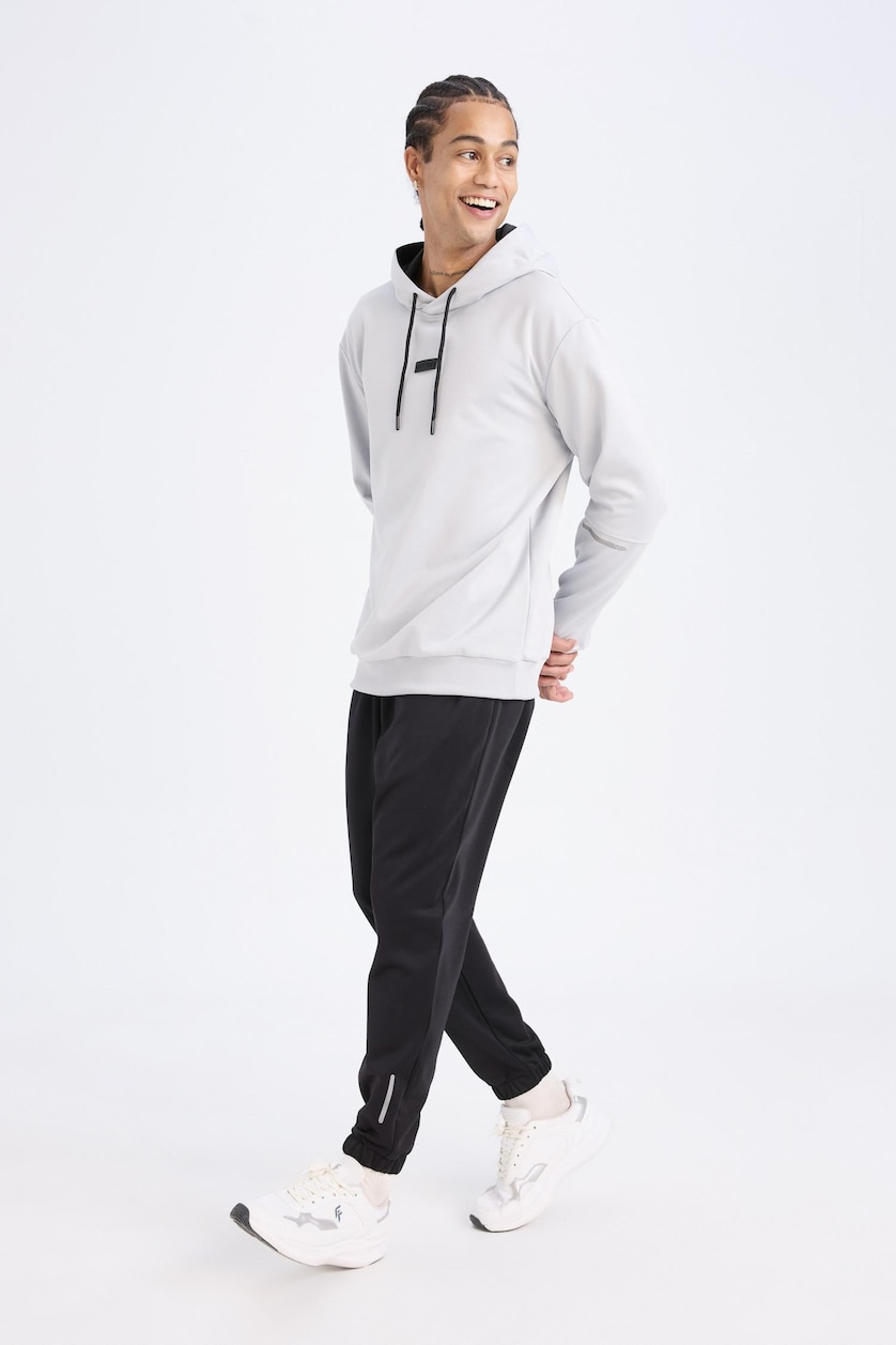 Men Black Standard Fit Jogger