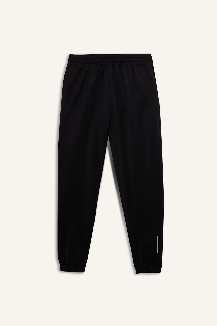 Men Black Standard Fit Jogger