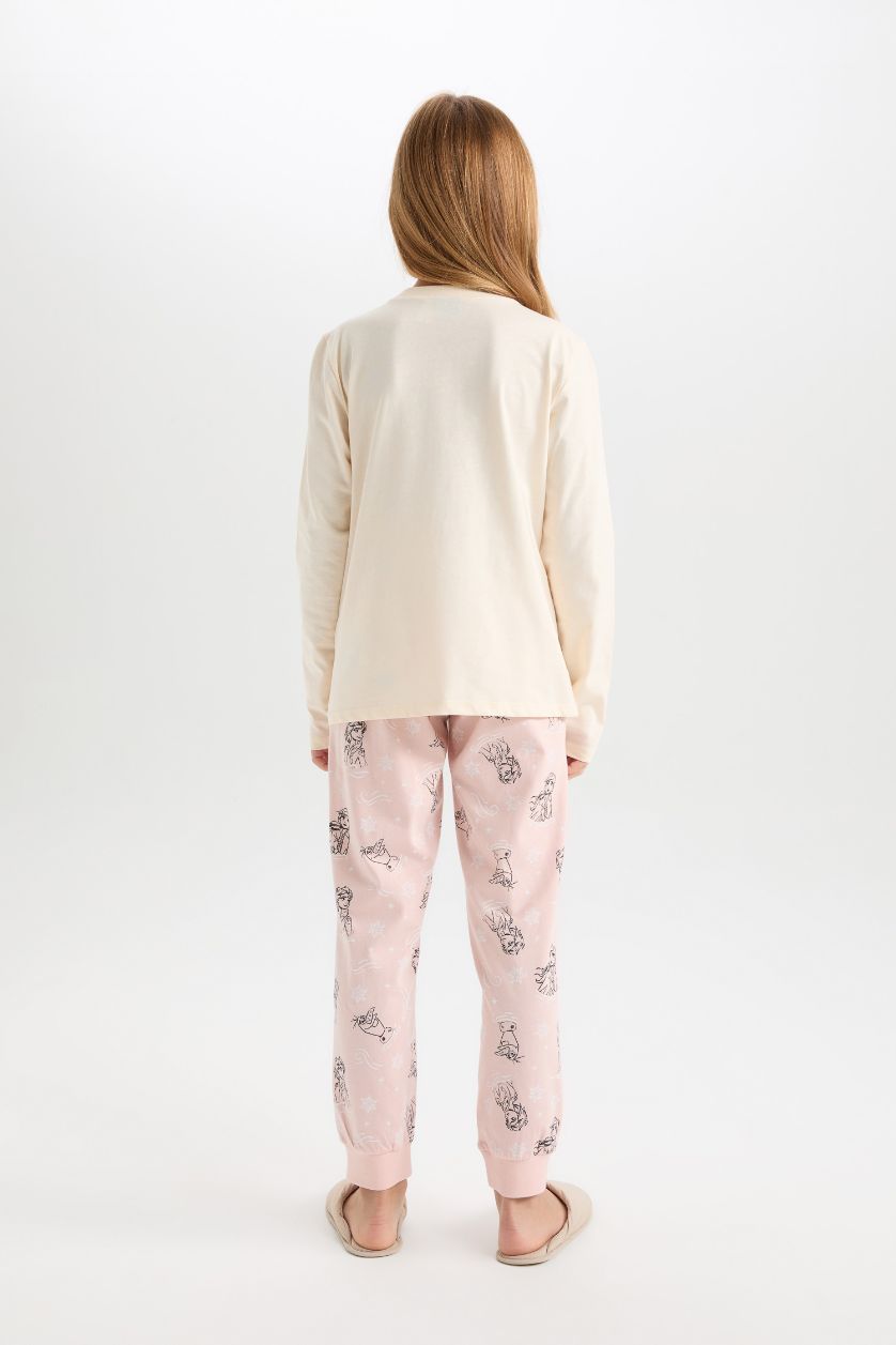 FILLES Écru Pyjama imprimé Frozen à coupe régulière pour Fille