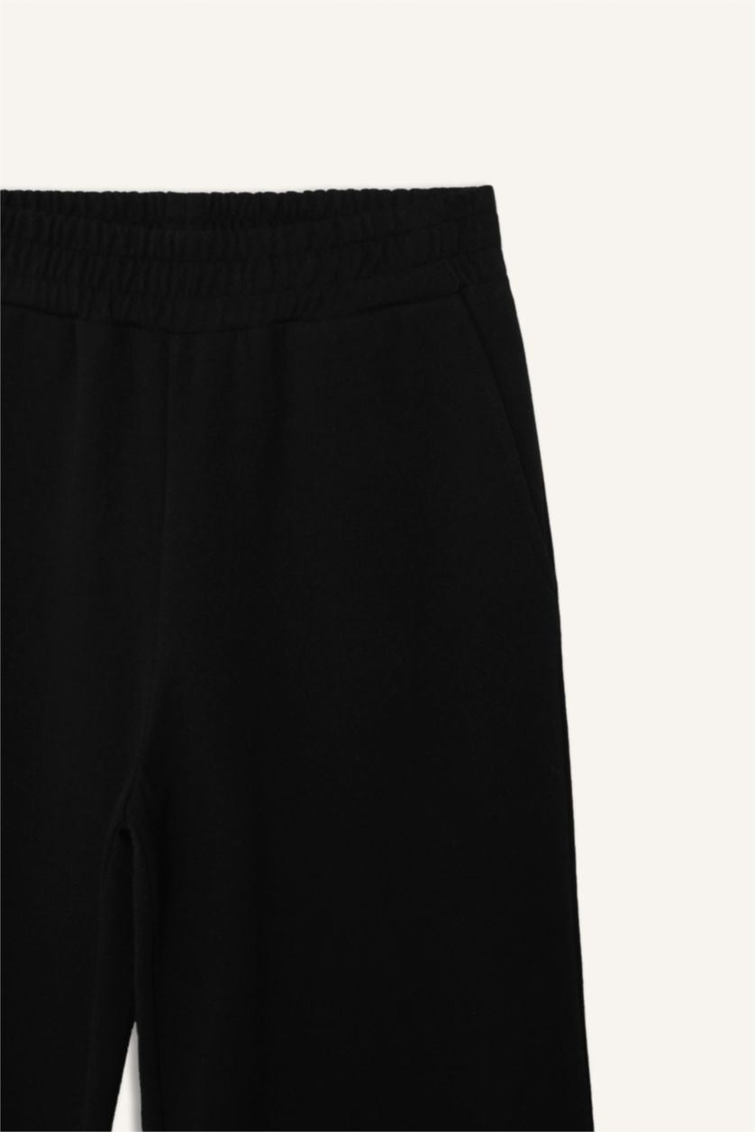 نساء أسود Straight Fit Trousers