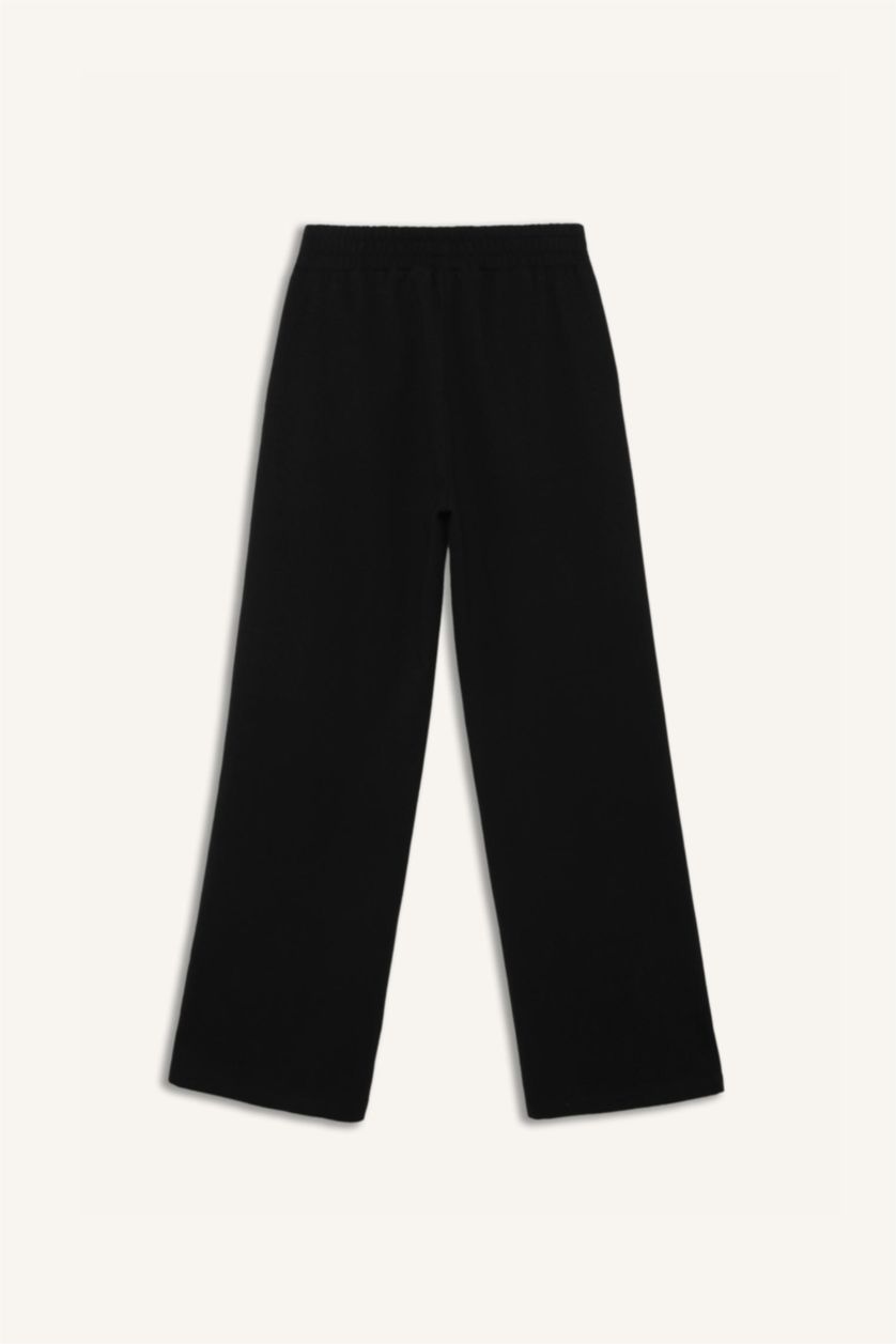 نساء أسود Straight Fit Trousers