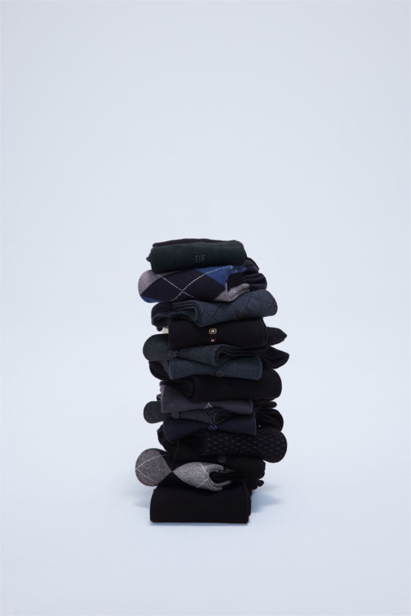 MAN NAVY Boy Seamless 2 Piece Bamboo Long Socks