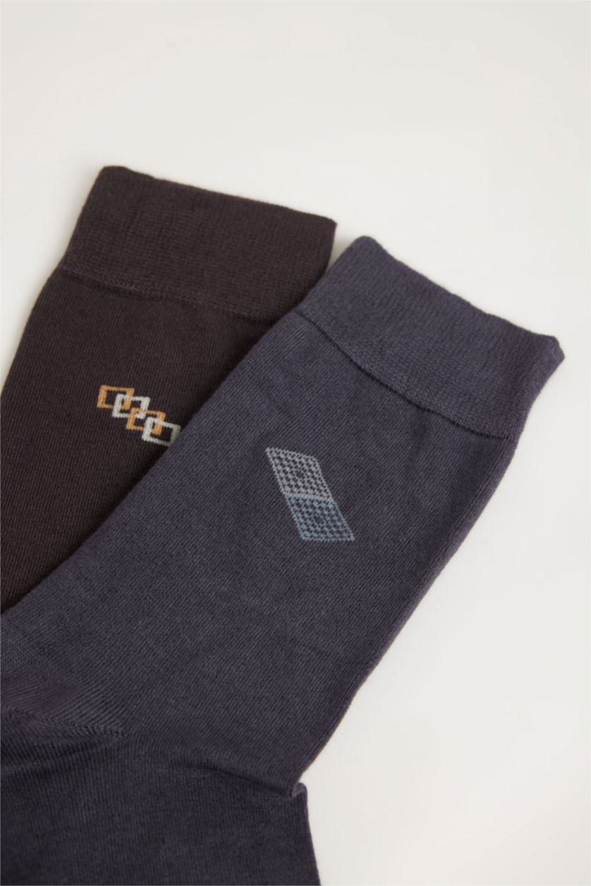 MAN MIXED Man Seamless 2 Piece Bamboo Long Socks