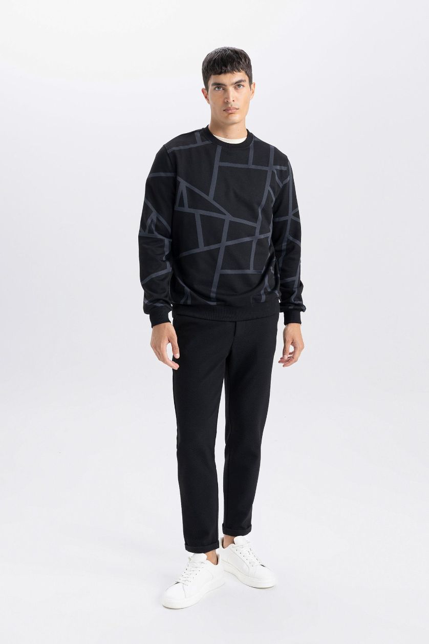 Мужчины Черный Брюки джоггеры
