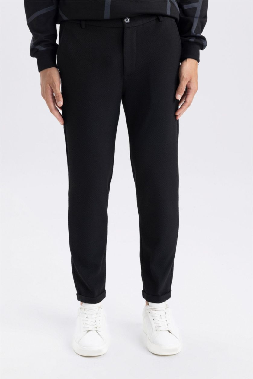 Мужчины Черный Брюки джоггеры