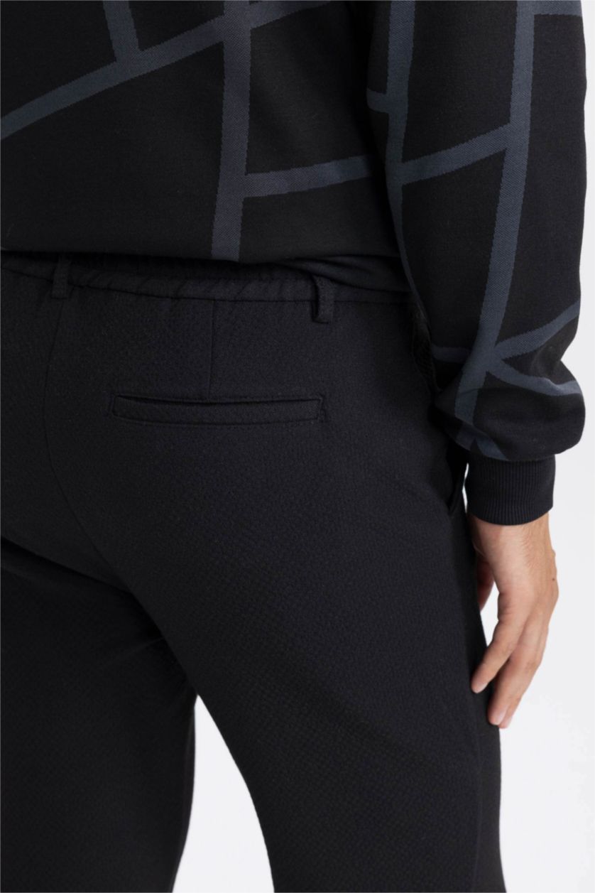 Мужчины Черный Брюки джоггеры