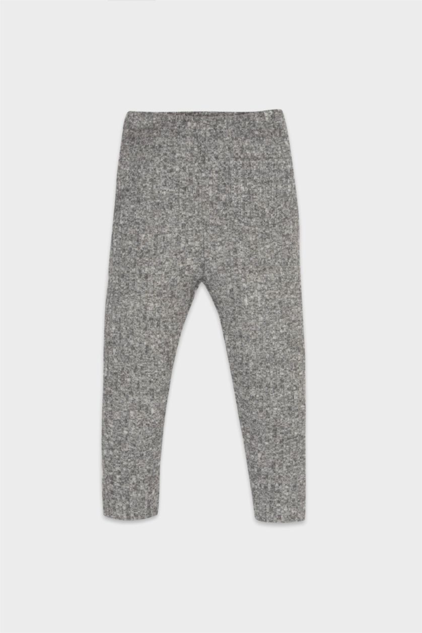 BÉBÉ FILLE Anthracite Foncé Leggings à coupe régulière pour Fille
