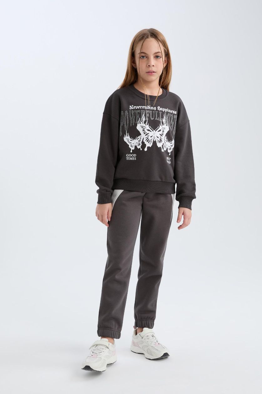 GIRLS & TEENS Anthracite Girl Jogger Sweatpants