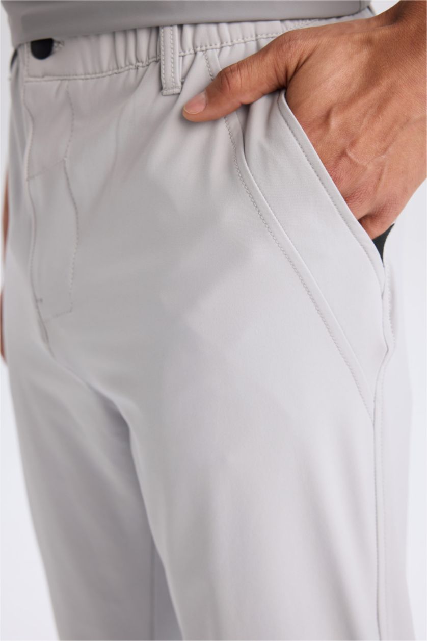 Ерлер Ашық сұр стандарт пішім стандарт етек тоқыма Шалбар