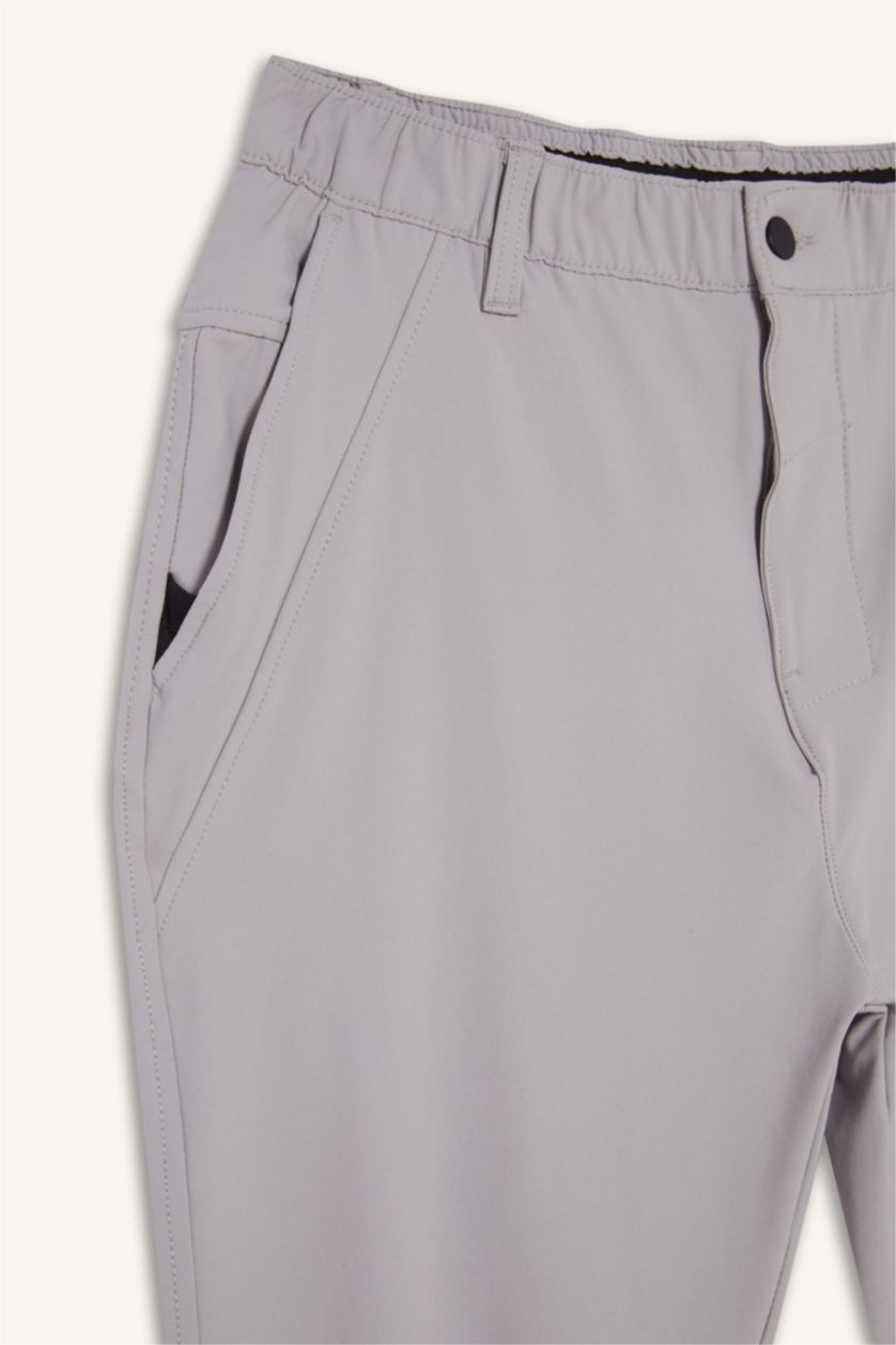 Ерлер Ашық сұр стандарт пішім стандарт етек тоқыма Шалбар