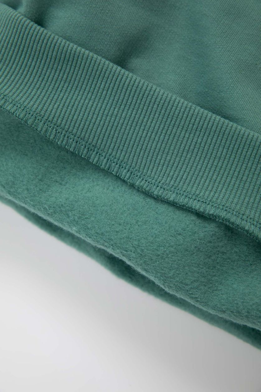 BÉBÉ GARÇON Vert Sweat-Shirt Tissu Sweat Fin imprimé Dinosaure pour bébé garçon