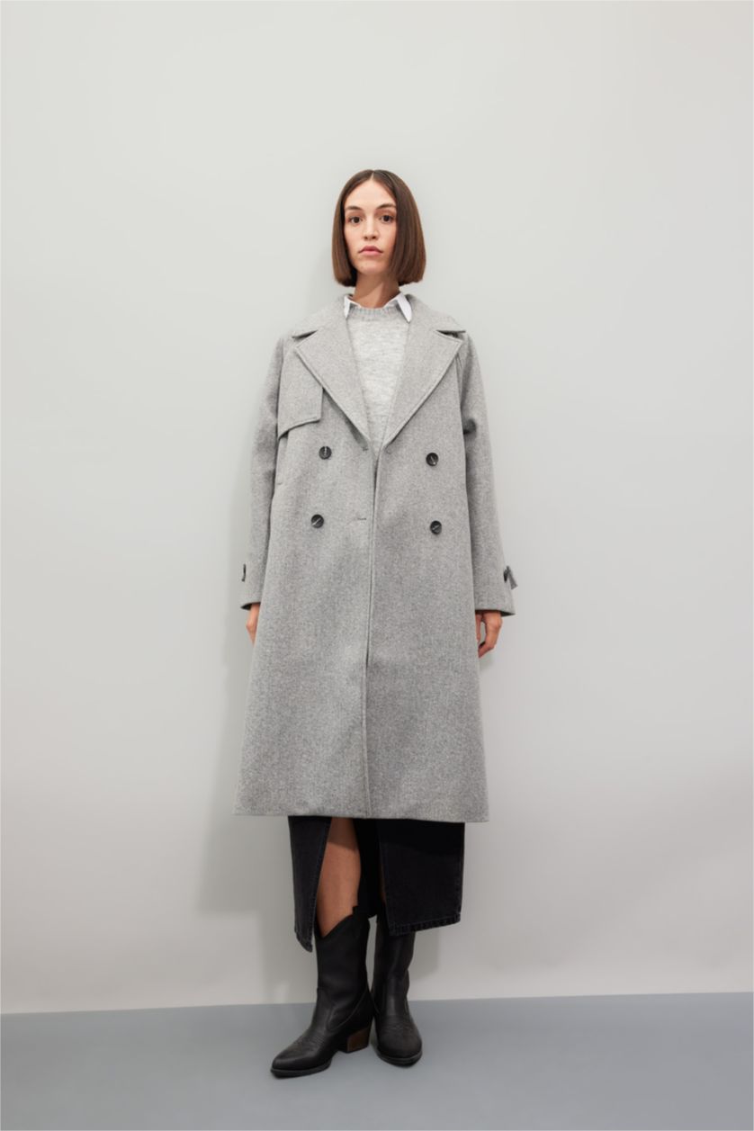 Woman Grey Regular Fit Cachet Cachet