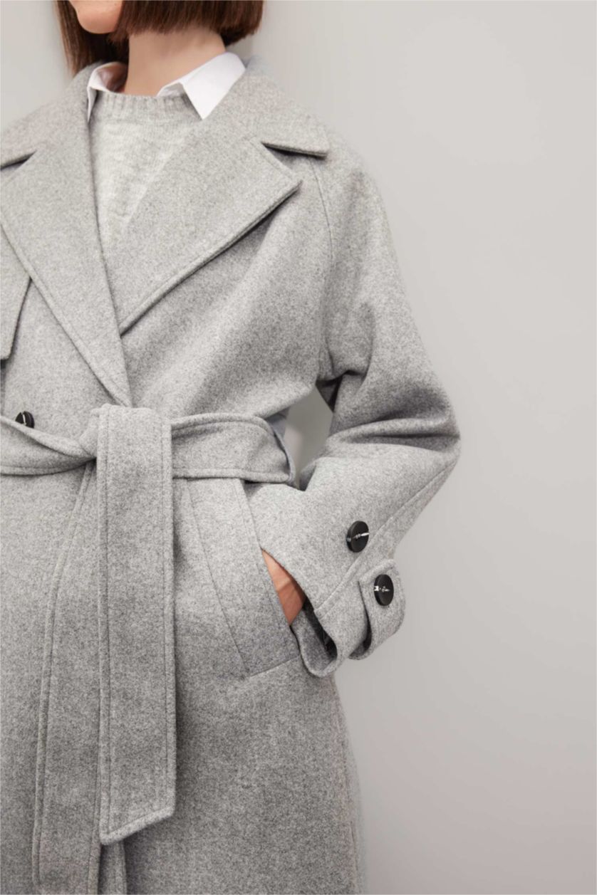 Woman Grey Regular Fit Cachet Cachet