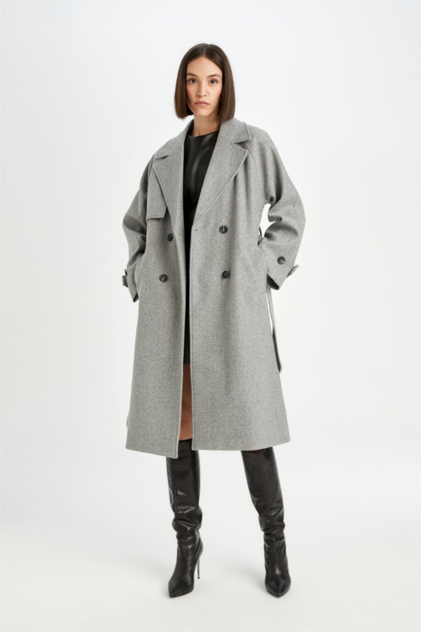 Woman Grey Regular Fit Cachet Cachet