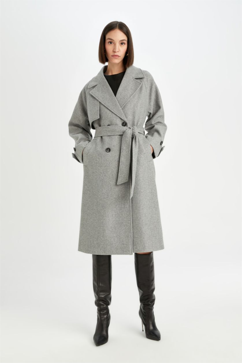 Woman Grey Regular Fit Cachet Cachet