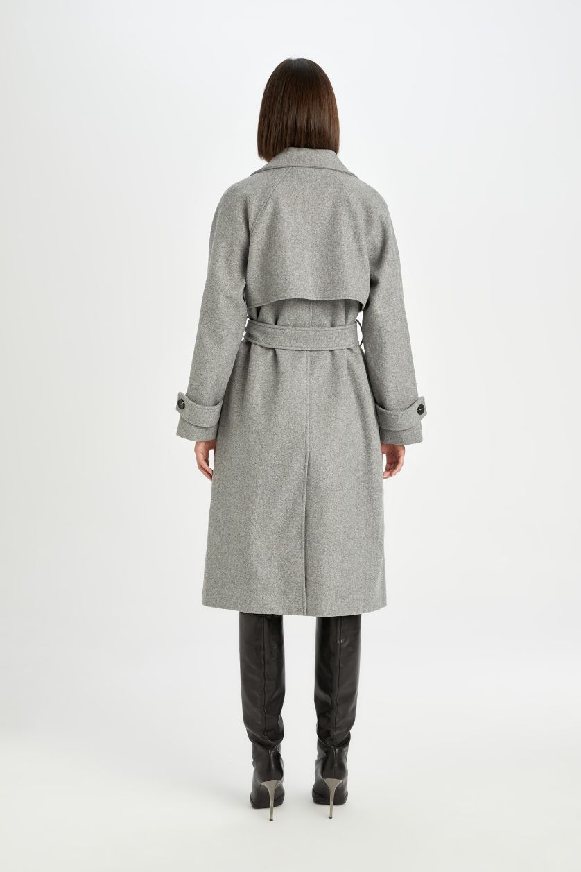 Woman Grey Regular Fit Cachet Cachet