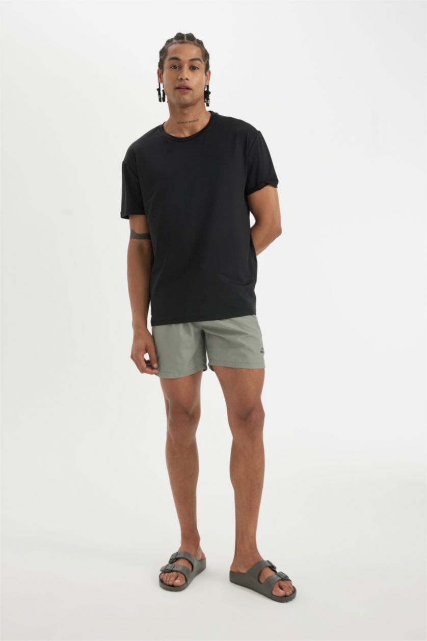 Man Grey Short Swim Shorts
