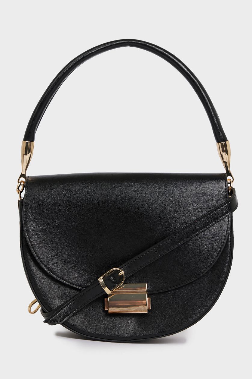 Kadın Siyah Kadın Suni Deri El Çantası