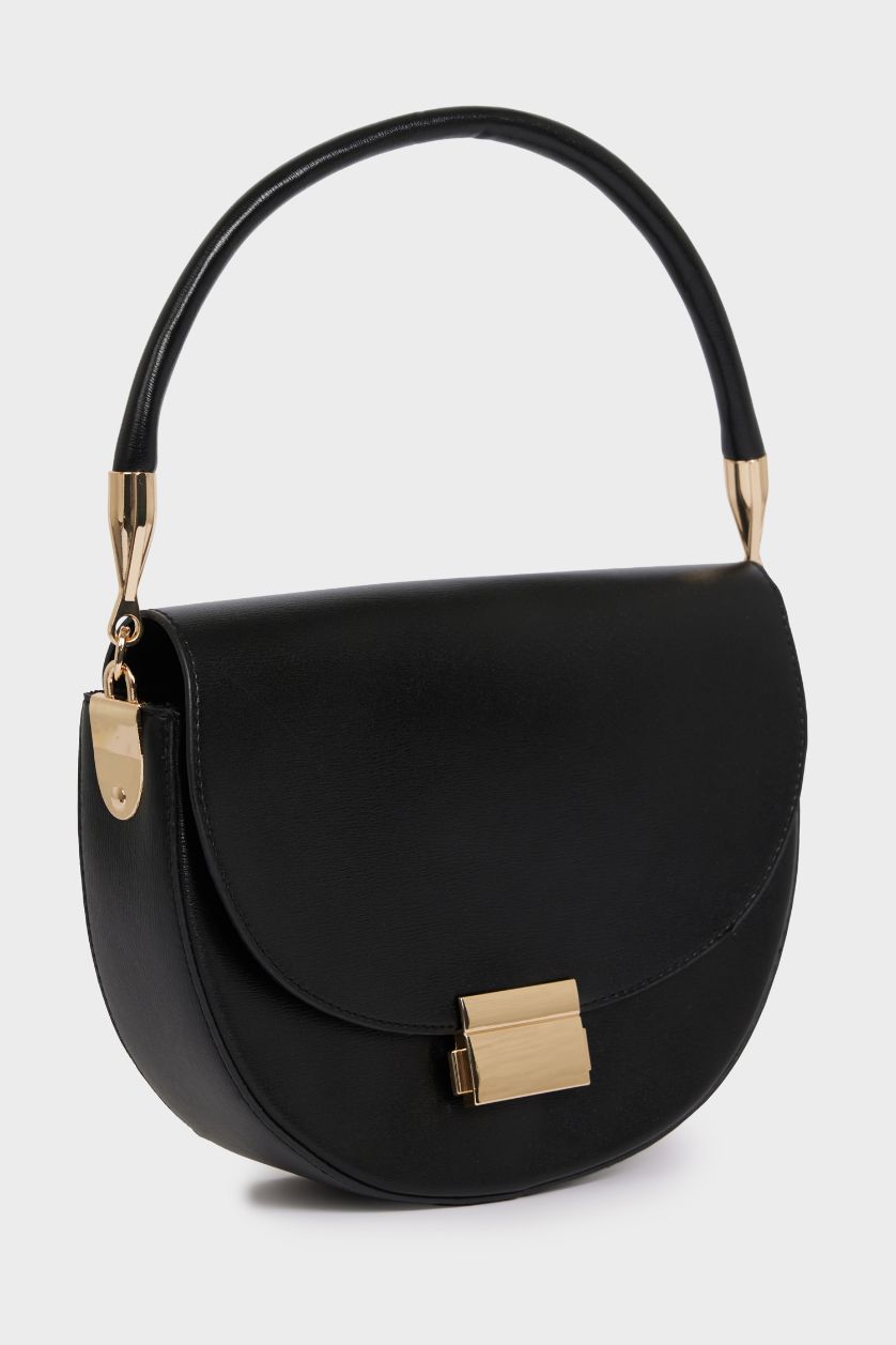 Kadın Siyah Kadın Suni Deri El Çantası