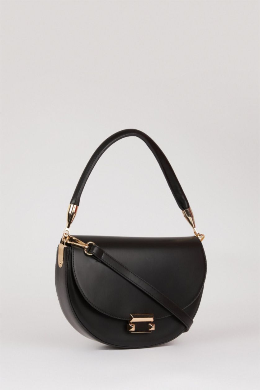 Kadın Siyah Kadın Suni Deri El Çantası