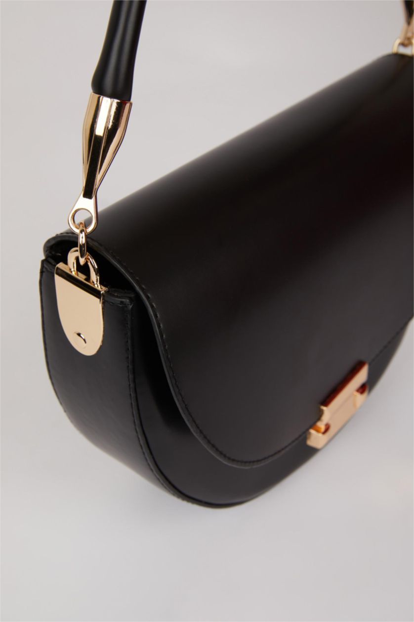 Kadın Siyah Kadın Suni Deri El Çantası