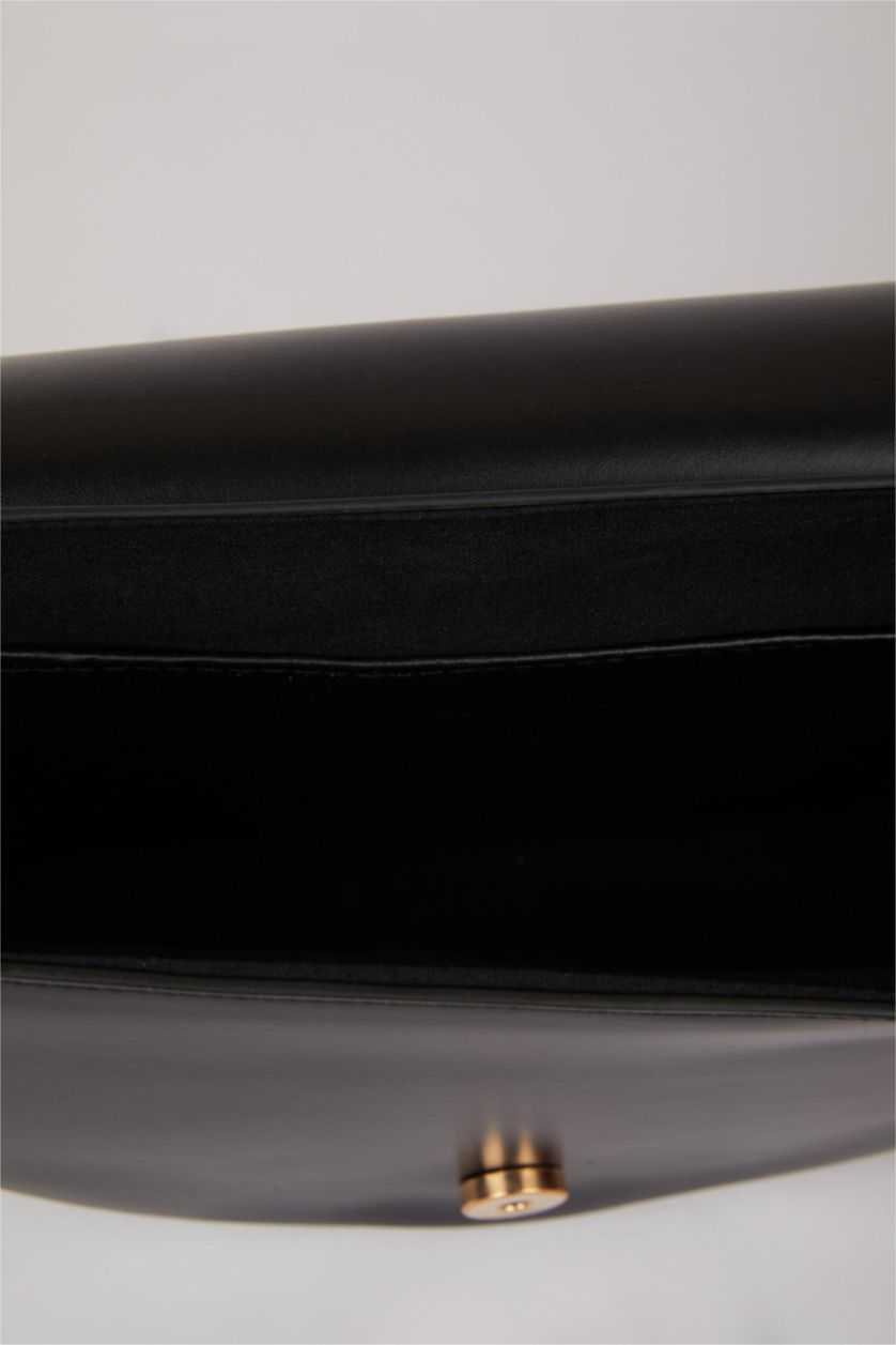 Kadın Siyah Kadın Suni Deri El Çantası