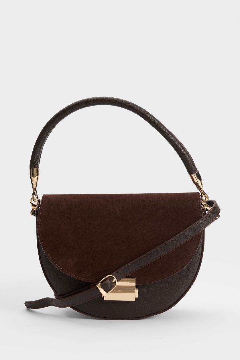 Kadın Koyu Kahve Kadın Suni Deri El Çantası