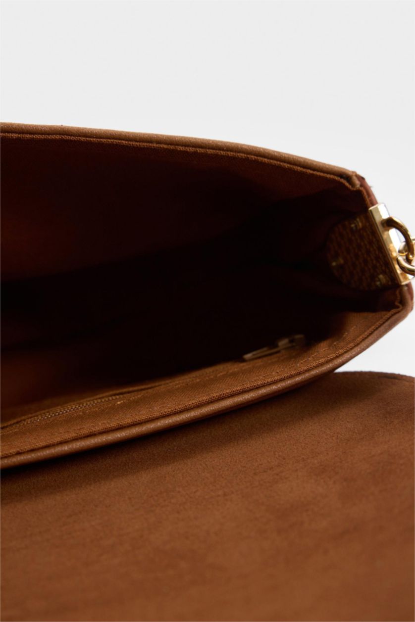 Kadın Taba Suni Deri El Çantası