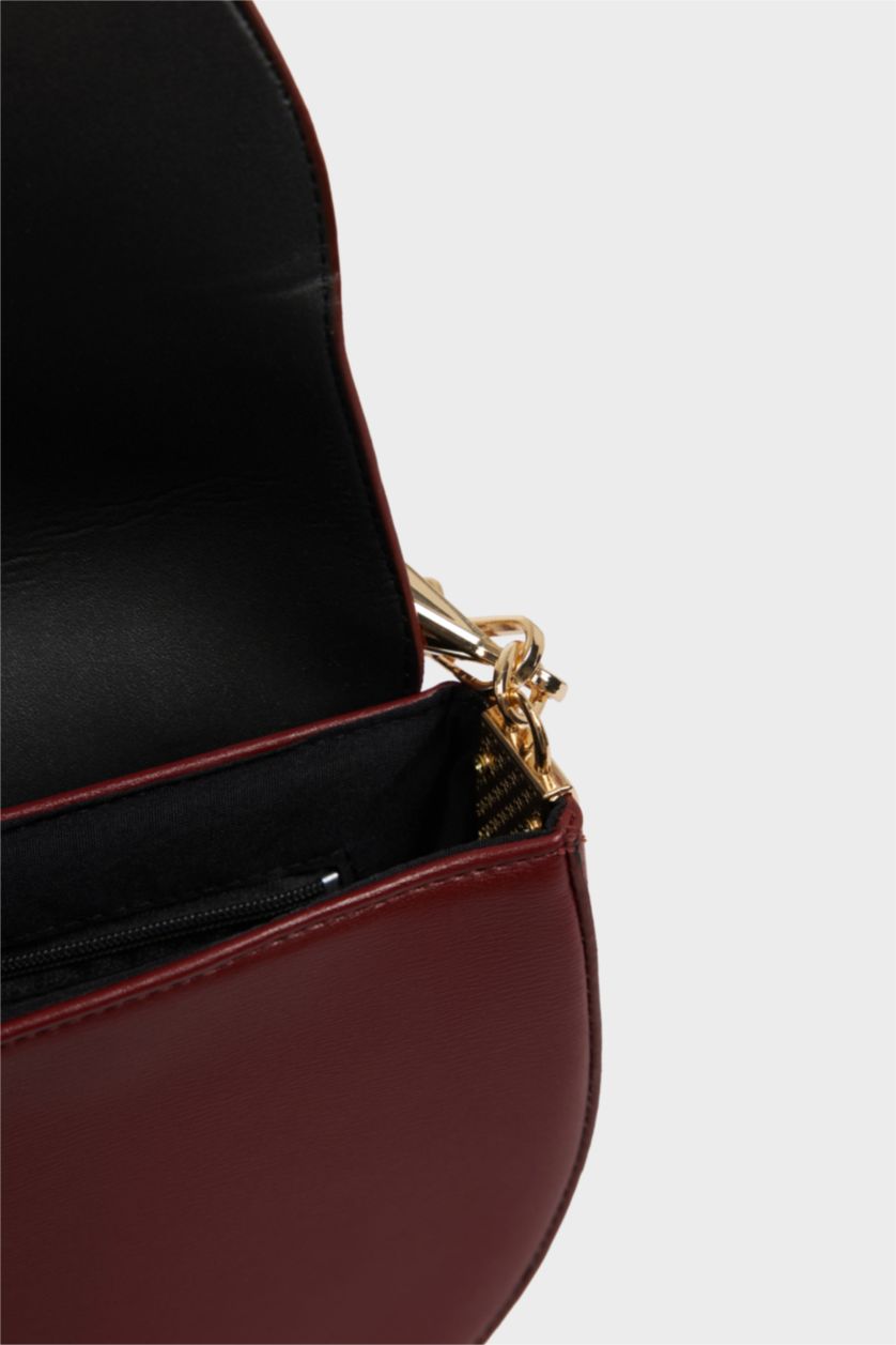 Kadın Bordo Kadın Suni Deri El Çantası