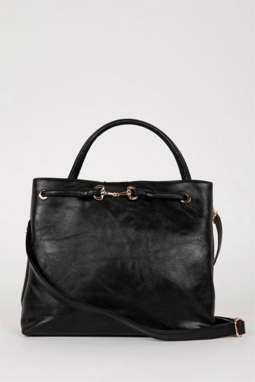 Женщины Черный Женская сумка из искусственной кожи