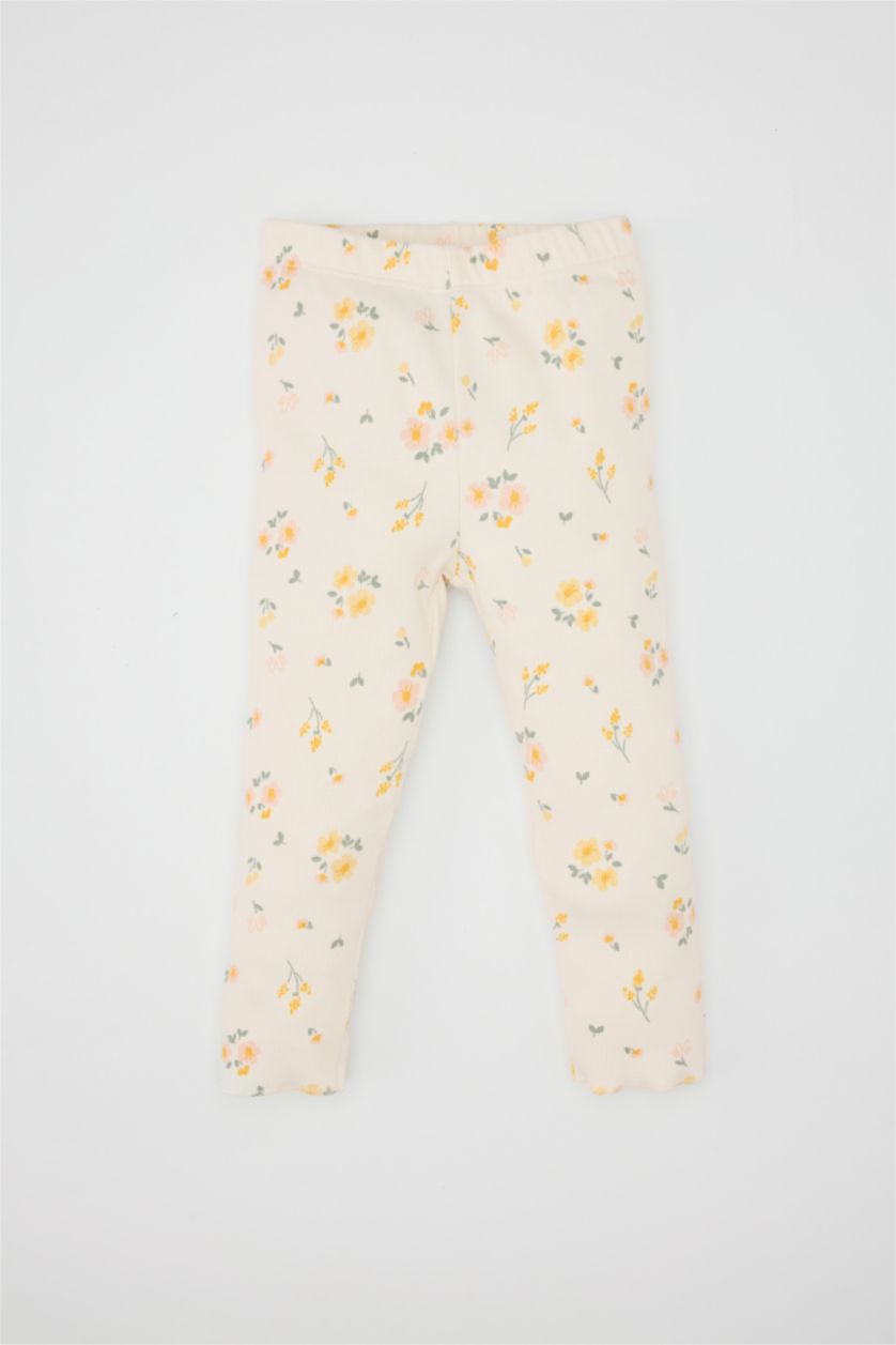 BABY GIRL White Girl Sweatshirt Floral Pants 2 Piece Set