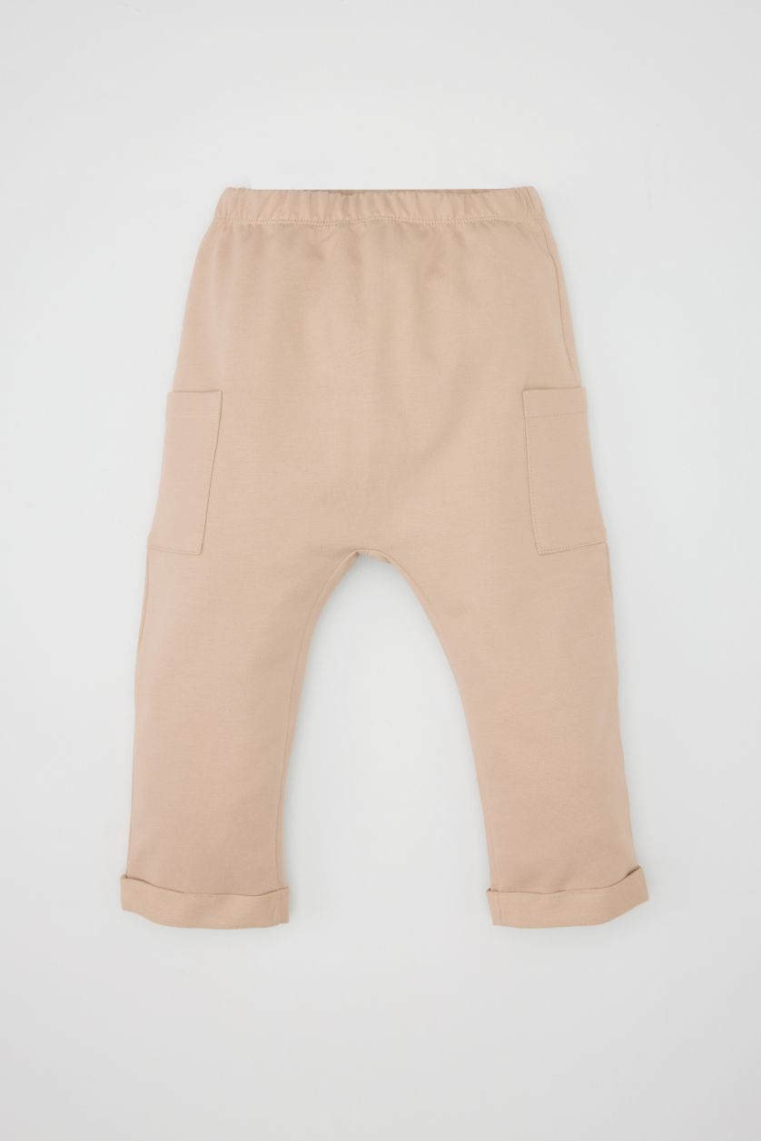 Baby Boy Anthracite Baby Boy Zebra Printed Sweatshirt Bottom 2 Piece Set